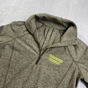 Lululemon‎ Rush Hour Half Zip Running Jacquard Green Women's 6 Pullover Jacket